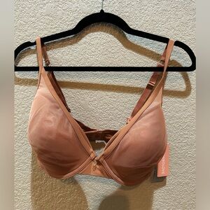 NWT Thirdlove Classic Contour Plunge Bra, Tan, 32F